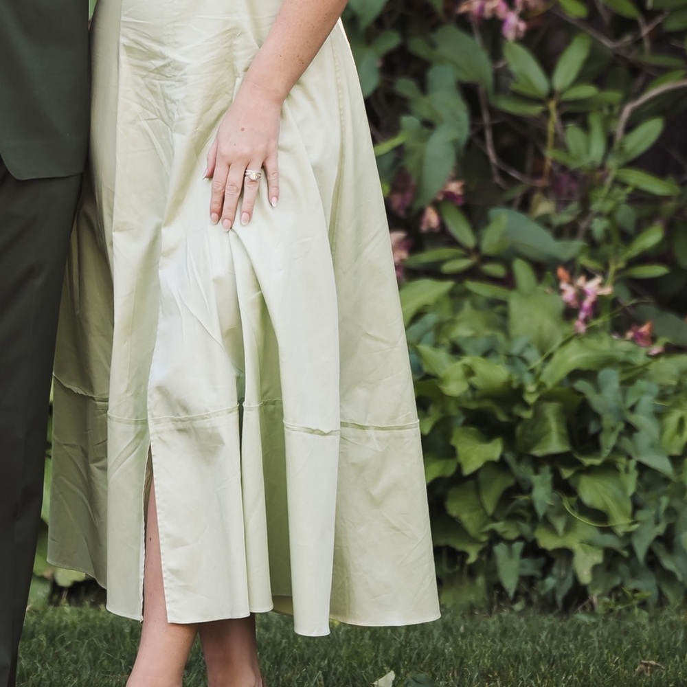 Cult Gaia Light Green Midi Dress - Picture 2 of 7